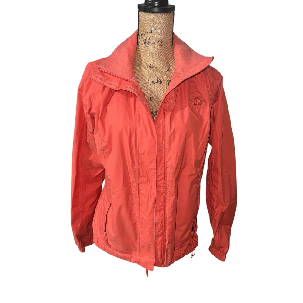North‎ Face Dryvent Women's Hooded Rain Jacket Size XS Full Zip Front Camping